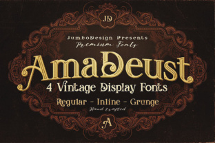 AmaDeust: The Luxe Vintage Serif for Handmade Brands
