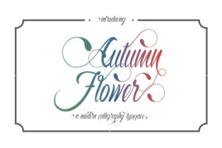 Autumn Flower: The Elegant Handwritten Typeface for Editorial Design