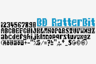BD RatterBit: The Funky Pixel Typeface for Bold Campaigns