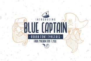 Blue Captain: A Bold Display Font for Modern Design
