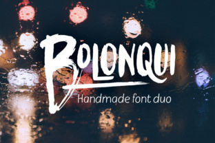 Bolonqui Duo: The Handmade Display Font for High-Impact Campaigns