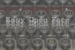 Easy Open Face: The Serifed Display Font for Striking Visuals