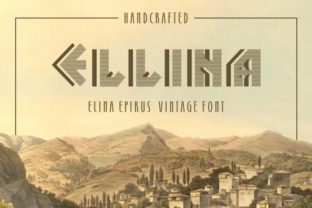Elina Epirus: A Striking Display Font for Editorial Design
