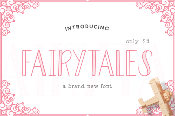 Fairytales: The Perfect Display Font for Handmade Crafts