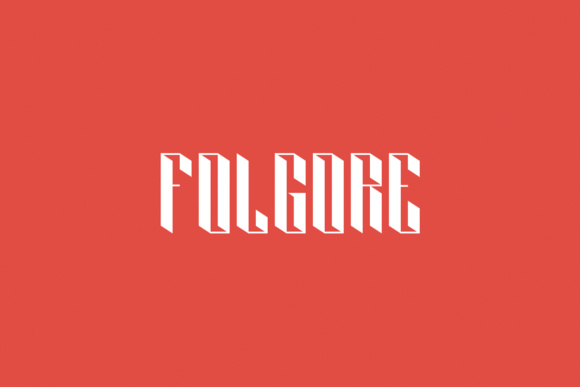 Folgore: A Free 3D Display Typeface for Modern Web Design
