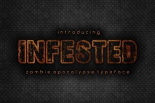 Infested Typeface: The Ultimate Zombie Apocalypse Display Font for Bold Campaigns