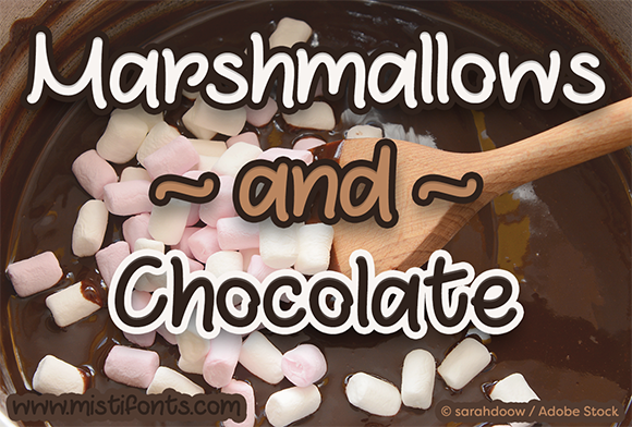 Marshmallows and Chocolate: The Quirky Script Font for Scroll-Stopping Campaigns
