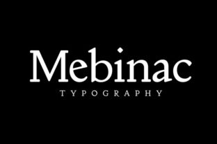 Mebinac Regular: A Polished Serif Font for Small Business Branding