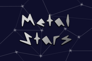 Metal Stars Typeface: Angular Energy for Bold Editorial Design