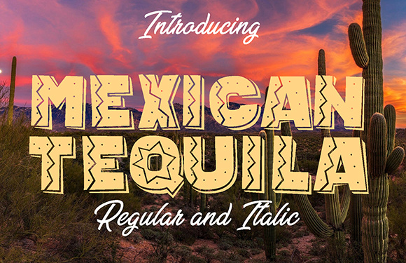 Mexican Tequila: The Bold Display Font for Scroll-Stopping Campaigns