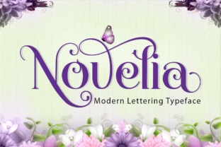 Novelia: A Swashy Display Font for Elegant Editorial Design