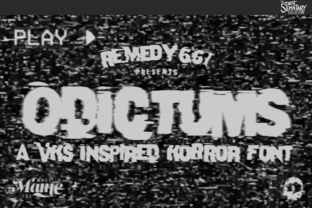 Odictums Horror Font for Spooky Handmade Crafts