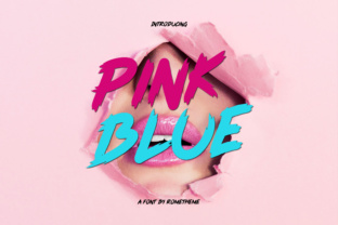 Pink Blue: The Modern Display Typeface for Digital Branding