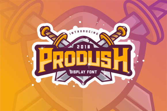 Prodush: A Bold Display Typeface for High-Impact Branding