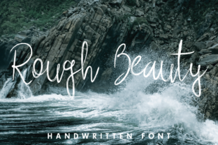 Rough Beauty: The Premium Script Handwritten Font for Scroll-Stopping Visuals