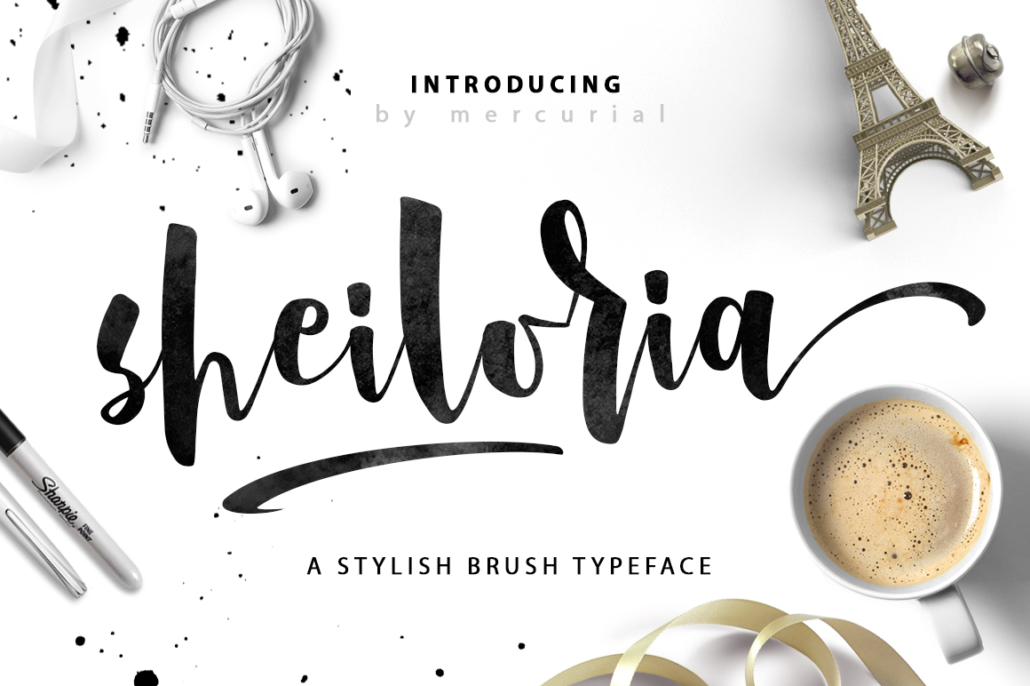 Sheiloria: A Stylish Brush Typeface for Modern Branding