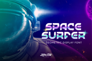 Space Surfer: The Bold Display Font for Futuristic Branding