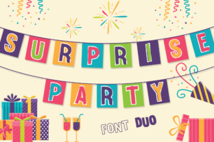 Surprise Party Family: The Creative Font for Small Business Branding