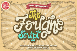 The Foughe Script Font for Vintage Branding and Labels