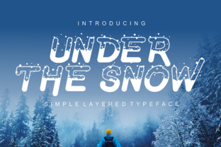 Under the Snow: The Display Font for Crisp Winter Campaigns