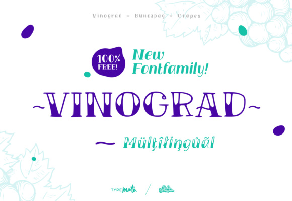 Vinograd Handwritten Display Font for Modern Web Design