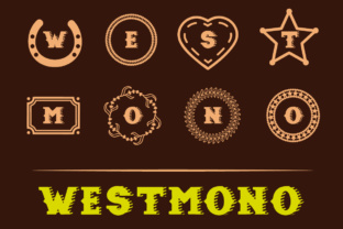 West Mono: A Western-Themed Display Font for Editorial Design