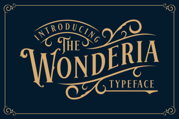 Wonderia: The Whimsical Display Font for Editorial Design